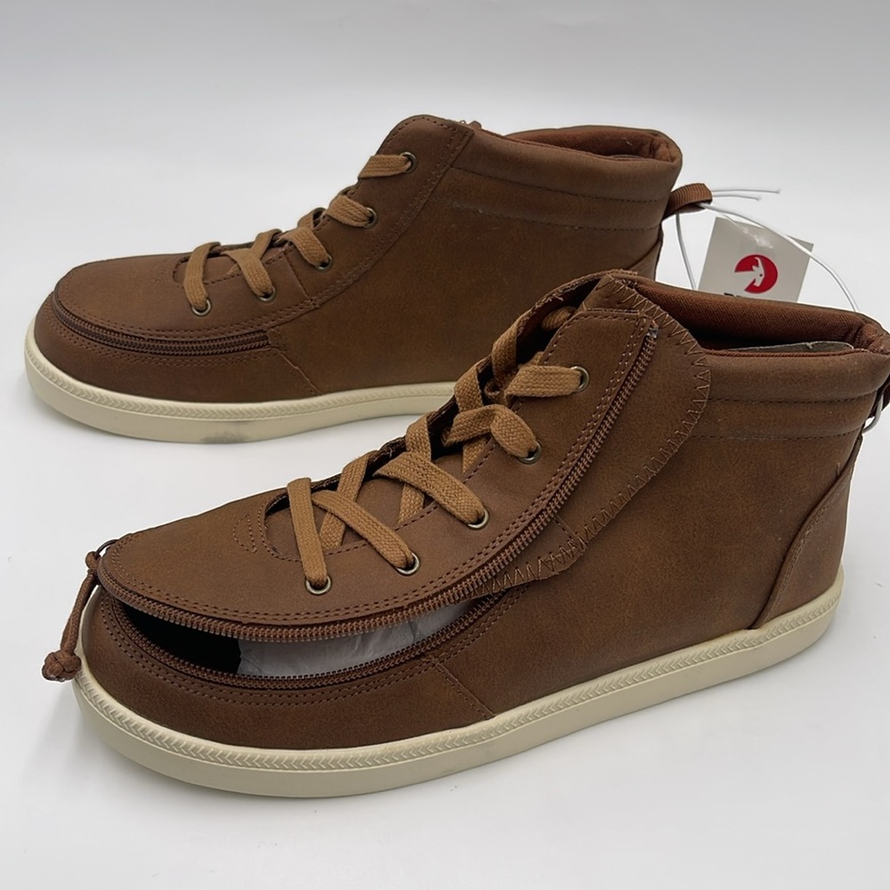 NWT BILLY Footwear Kids’ Zip-Around Boots - Brown (Big Kids, Various Sizes) - Picture 4 of 10